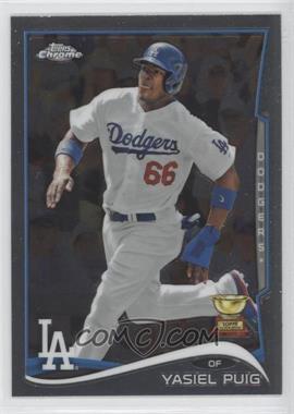 2014 Topps Chrome - [Base] #90.1 - Yasiel Puig (Running)