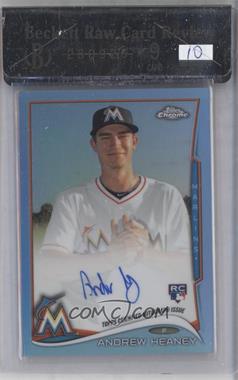 2014 Topps Chrome - Rookie Autographs - Blue Refractor #AH - Andrew Heaney /199 [BRCR 9]