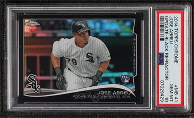 2014 Topps Chrome Update - Mega Box [Base] - Black Refractor #MB-41 - Jose Abreu /99 [PSA 10 GEM MT]