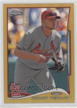 2014 Topps Chrome Update - Mega Box [Base] - Gold Refractor #MB-22 - Jhonny Peralta /250