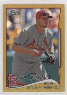 2014 Topps Chrome Update - Mega Box [Base] - Gold Refractor #MB-22 - Jhonny Peralta /250