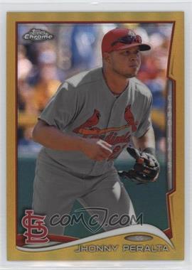 2014 Topps Chrome Update - Mega Box [Base] - Gold Refractor #MB-22 - Jhonny Peralta /250