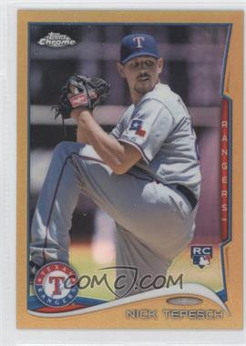 2014 Topps Chrome Update - Mega Box [Base] - Gold Refractor #MB-24 - Nick Tepesch /250