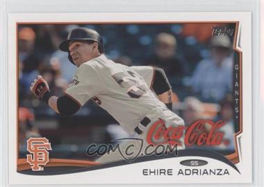 2014 Topps Coca-Cola San Francisco Giants - [Base] #SF16 - Ehire Adrianza