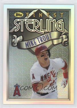 2014 Topps Finest - 1996 Topps Sterling Design - Refractor #TS-MT - Mike Trout