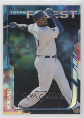 2014 Topps Finest - [Base] - Black Refractor #9 - Matt Kemp /99