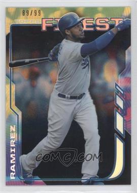 2014 Topps Finest - [Base] - Black Refractor #99 - Hanley Ramirez /99