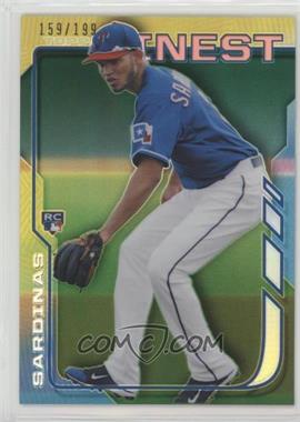 2014 Topps Finest - [Base] - Green Refractor #3 - Luis Sardinas /199