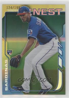 2014 Topps Finest - [Base] - Green Refractor #3 - Luis Sardinas /199