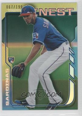 2014 Topps Finest - [Base] - Green Refractor #3 - Luis Sardinas /199