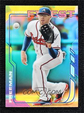 2014 Topps Finest - [Base] - Refractor #45 - Freddie Freeman