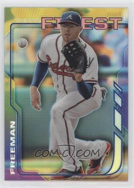 2014 Topps Finest - [Base] - Refractor #45 - Freddie Freeman