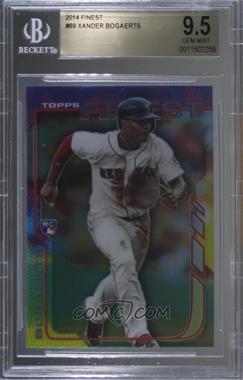 2014 Topps Finest - [Base] #89 - Xander Bogaerts [BGS 9.5 GEM MINT]