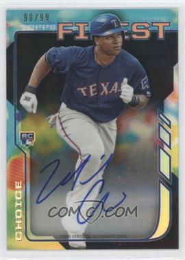 2014 Topps Finest - Rookie Autographs - Black Refractor #RA-MC - Michael Choice /99