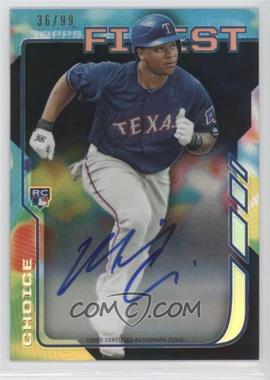 2014 Topps Finest - Rookie Autographs - Black Refractor #RA-MC - Michael Choice /99