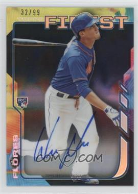 2014 Topps Finest - Rookie Autographs - Black Refractor #RA-WF - Wilmer Flores /99