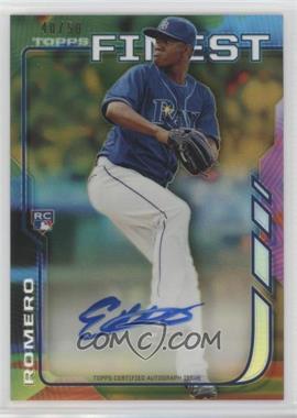 2014 Topps Finest - Rookie Autographs - Gold Refractor #RA-ER - Enny Romero /50