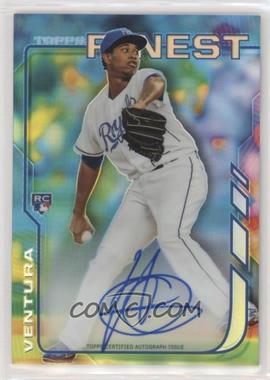 2014 Topps Finest - Rookie Autographs - Refractor #RA-YV - Yordano Ventura