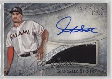 2014 Topps Five Star - Autographed Jumbo Patch #FAJP-GS - Giancarlo Stanton /35