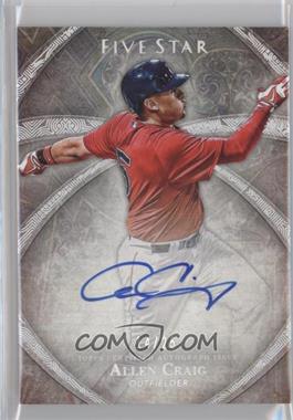 2014 Topps Five Star - Autographs - Rainbow #FSA-AC - Allen Craig /25