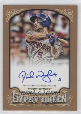 2014 Topps Gypsy Queen - Autographs - Gold #GQA-DW - David Wright /25