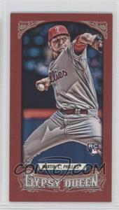 2014 Topps Gypsy Queen - [Base] - Mini Red #128 - Ethan Martin /99