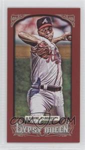 2014 Topps Gypsy Queen - [Base] - Mini Red #156 - Tom Glavine /99