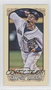 2014 Topps Gypsy Queen - [Base] - Mini #123.3 - Mini Image Variation - Felix Hernandez (White Jersey)