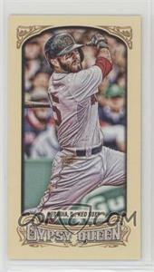 2014 Topps Gypsy Queen - [Base] - Mini #143.3 - Mini Image Variation - Dustin Pedroia (Green Wall in Background)