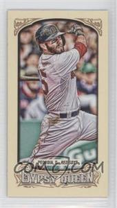 2014 Topps Gypsy Queen - [Base] - Mini #143.3 - Mini Image Variation - Dustin Pedroia (Green Wall in Background)