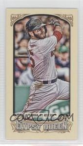 2014 Topps Gypsy Queen - [Base] - Mini #143.3 - Mini Image Variation - Dustin Pedroia (Green Wall in Background)