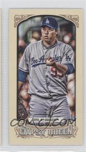 2014 Topps Gypsy Queen - [Base] - Mini #314.3 - Mini Image Variation - Hyun-Jin Ryu (Ball Visible)