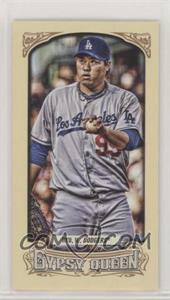 2014 Topps Gypsy Queen - [Base] - Mini #314.3 - Mini Image Variation - Hyun-Jin Ryu (Ball Visible)