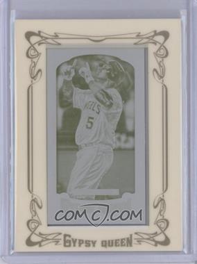 2014 Topps Gypsy Queen - [Base] - Printing Plate Mini Yellow #310 - Albert Pujols /1