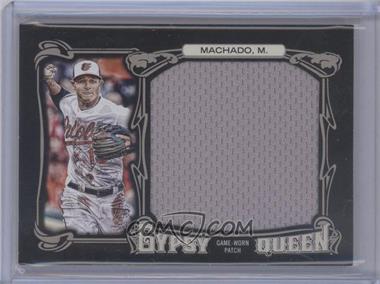 2014 Topps Gypsy Queen - Jumbo Swatch Relics - Black #GJR-MM - Manny Machado /25