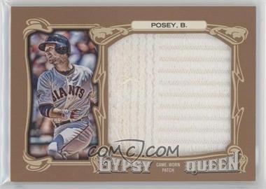 2014 Topps Gypsy Queen - Jumbo Swatch Relics - Gold #GJR-BP - Buster Posey /10