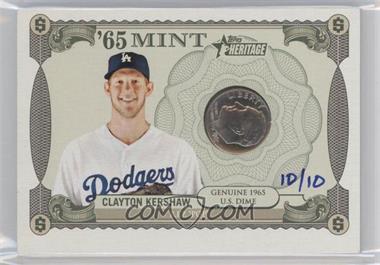 2014 Topps Heritage - '65 Mint - Dime #65M-CK - Clayton Kershaw /10 - Courtesy of COMC.com