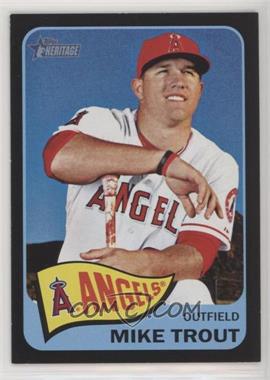 2014 Topps Heritage - [Base] - Black Border #THC-250 - Mike Trout