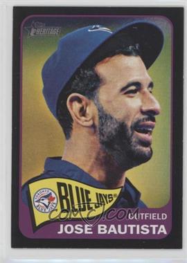 2014 Topps Heritage - [Base] - Black Border #THC-345 - Jose Bautista