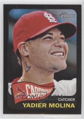 2014 Topps Heritage - [Base] - Black Border #THC-491 - Yadier Molina