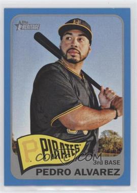 2014 Topps Heritage - [Base] - Blue Border #434 - Pedro Alvarez