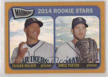 2014 Topps Heritage - [Base] - Chrome Gold Refractor #THC-354 - Rookie Stars - Taijuan Walker, James Paxton /5