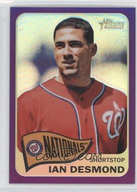 2014 Topps Heritage - [Base] - Chrome Purple Refractor #THC-453 - Ian Desmond