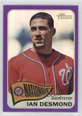 2014 Topps Heritage - [Base] - Chrome Purple Refractor #THC-453 - Ian Desmond