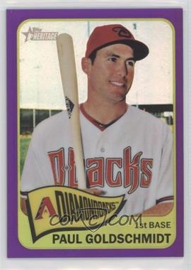 2014 Topps Heritage - [Base] - Chrome Purple Refractor #THC-463 - Paul Goldschmidt [EX to NM]