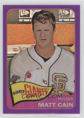 2014 Topps Heritage - [Base] - Chrome Purple Refractor #THC-50 - Matt Cain