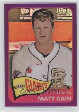 2014 Topps Heritage - [Base] - Chrome Purple Refractor #THC-50 - Matt Cain