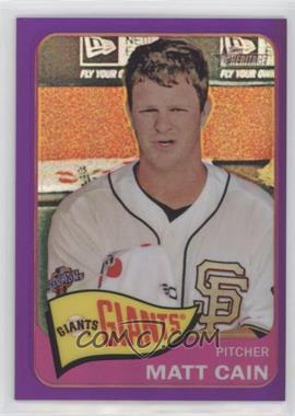 2014 Topps Heritage - [Base] - Chrome Purple Refractor #THC-50 - Matt Cain