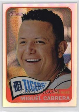 2014 Topps Heritage - [Base] - Chrome Refractor #THC-500 - Miguel Cabrera /565