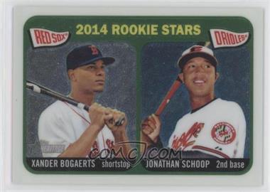 2014 Topps Heritage - [Base] - Chrome #49 - Rookie Stars - Xander Bogaerts, Jonathan Schoop /999